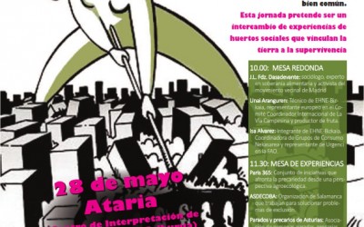 Jornada ‘Periferias que alimentan’, Vitoria-Gasteiz, 28 de mayo