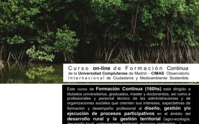 Curs de metodologies participatives en l’àmbit del desenvolupament rural i la gestió del territori