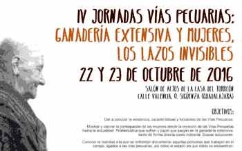 Jornades sobre ‘Ramaderia extensiva i dones, els llaços invisibles’, Sigüenza (Guadalajara), 22-23 octubre