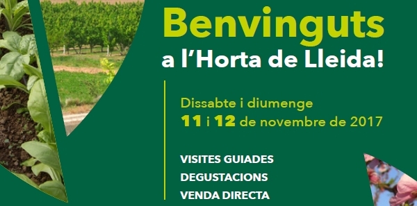 Benvinguts a l’Horta de Lleida! 11 i 12 de novembre
